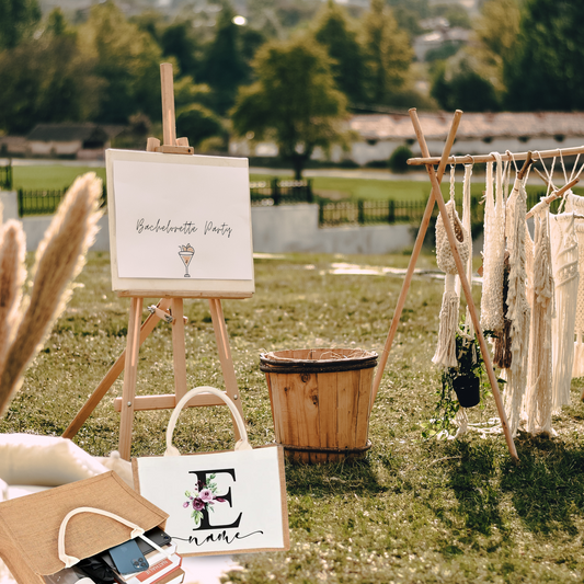 The Ultimate Guide to Custom Name Burlap Tote Bags: The Perfect Personalized Gift for Bridesmaids, Bachelorette Parties, and More!