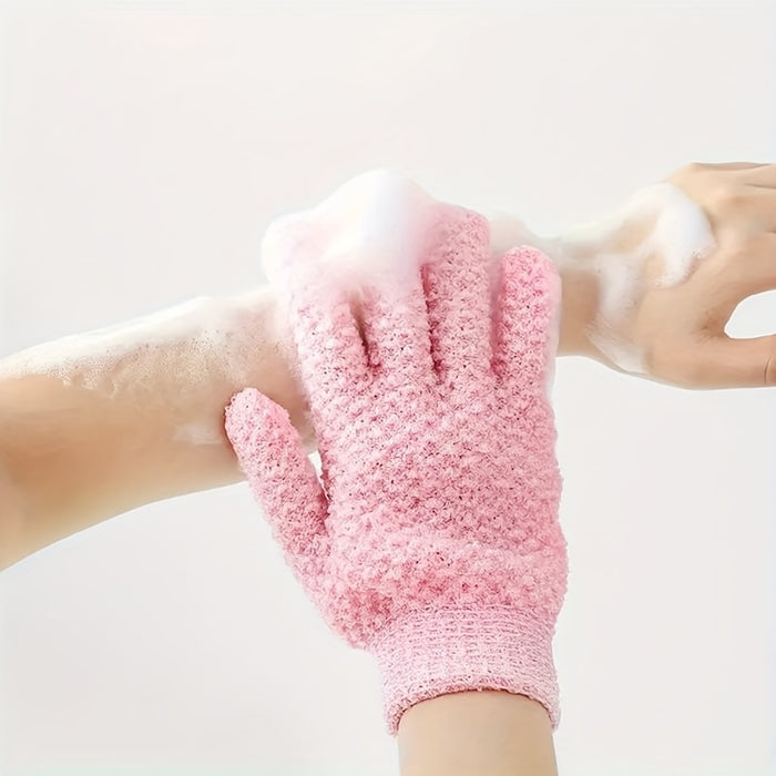 Revitalizing Body Scrubber Gloves - Deep Exfoliating & Massage Experience for Silky Smooth Skin, Removes Dead Skin Cells & Dryness, Gentle yet Effective Body Care