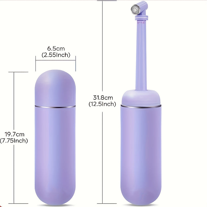 Contemporary Handheld Bidet, 380ml Leakproof Peri Bottle with Tank-Lock, Patented Removable Water Storage, Travel-Friendly, No Electricity Needed, Asian G1/2 Nozzle