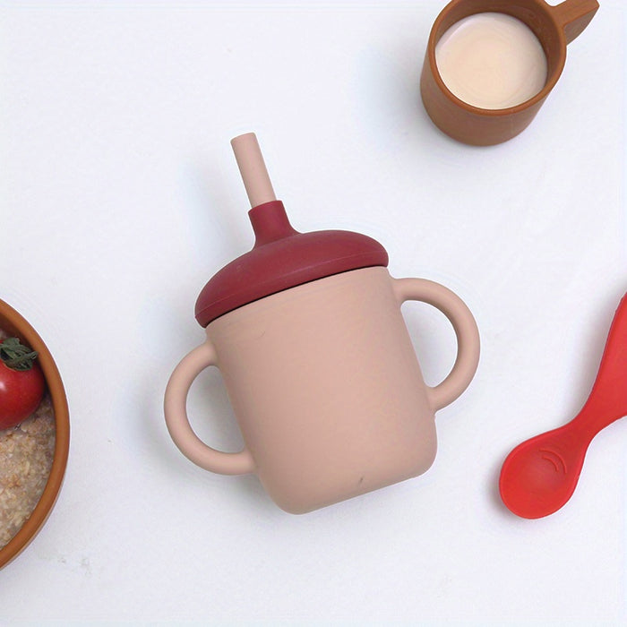 Baby Learning Drinking Cup: Get Ready for Fun with Our Food-Grade Silicone Water Cup!
