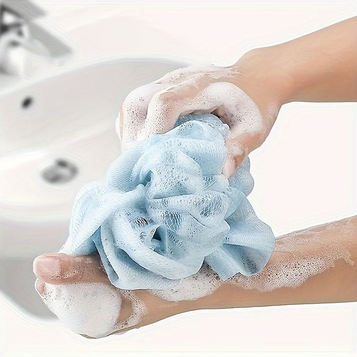 Deep Clean & Skin Renewal 3pcs Exfoliating Bath Set - Shower Scrubber, Back Brush & Mud Gloves