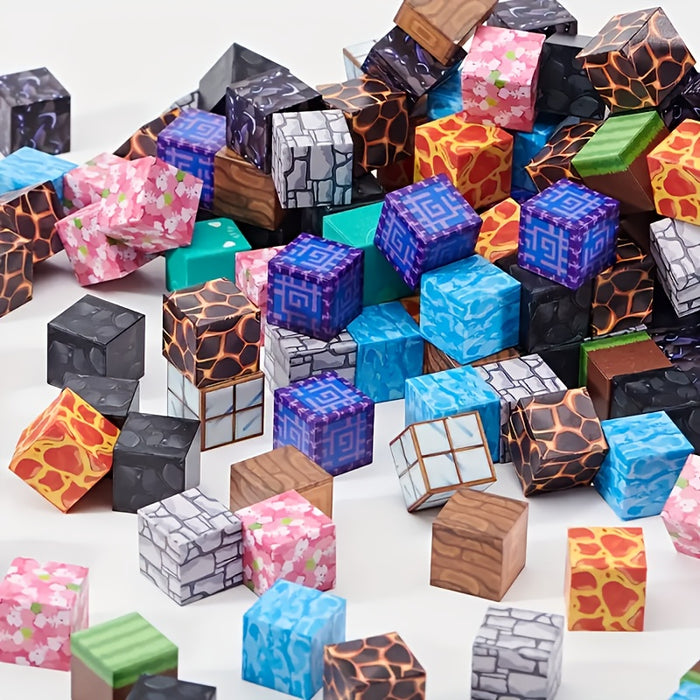 Magnetic Blocks-50/100pcs Random Magnetic Building Blocks Magnetic Cubes Stacking, STEM Sensory Toys for Youngsters Boys Girls Ages 3-8 Christmas Birthday Gifts