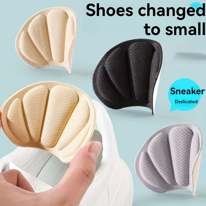 A Pair of Sports Shoes with Heel Stickers for Men And Women, Designed to Prevent Slipping And Rubbing at The Heel, Adjustable Half-Size Insoles.