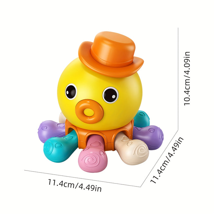 Baby Finger Octopus Early Education Toy, Rotate And Press To Exercise Baby'S Arm Movements, Grasp Training Skills, Sensory Puzzle Toy, Suitable For Christmas, Easter, Valentine'S Day Gifts