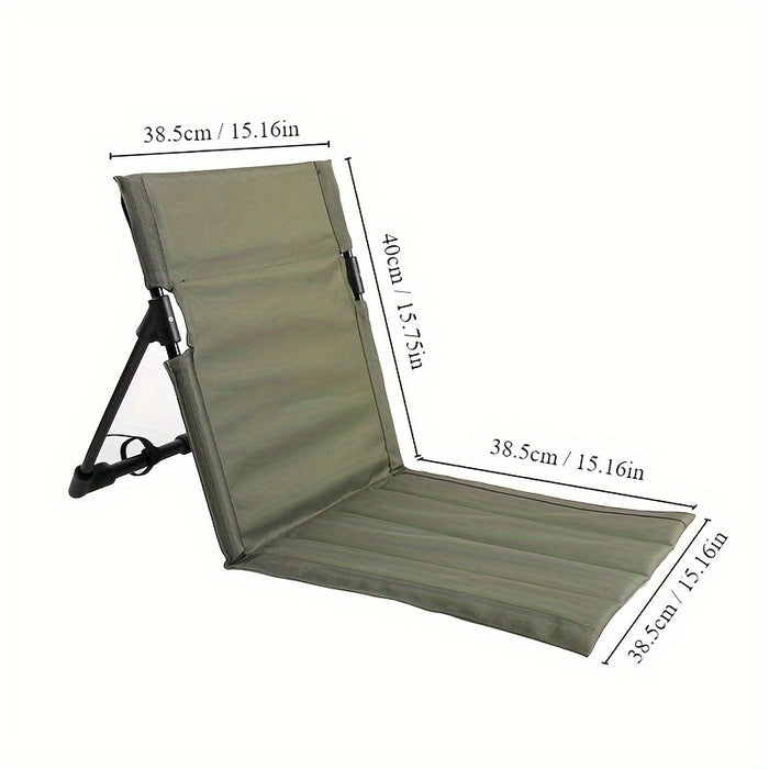 Ultra-Light Folding Chair For Camping, Beach, And Road Trips - Durable Aluminum Alloy, Portable And Comfortable Christmas Gift