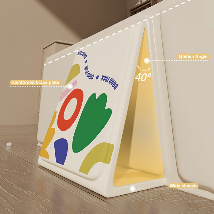 1pc Kids Portable Collapsible Bathtub, PVC Material, Non-Slip Base, Odor-Free, Ideal for Travel & Small Spaces, with Green & White, for 0-8 Years, Bathroom Gift