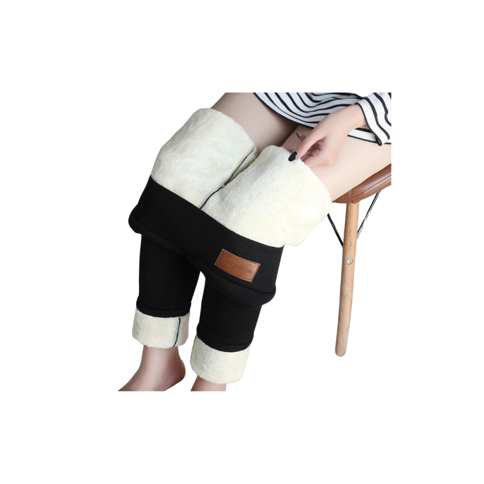 Women Thermal Leggings Winter Warm Sexy Elastic Translucent Pantyhose Female Fleece Thermal High Waist Slim Thicken Tight Pants
