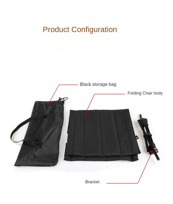 Ultra-Light Folding Chair For Camping, Beach, And Road Trips - Durable Aluminum Alloy, Portable And Comfortable Christmas Gift