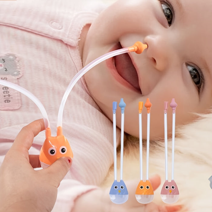 New Cartoon Children's Nasal Aspirator, Children's Nasal Mucus Cleaning Tool, Newborn Nasal Cleaning Nasal Aspirator. Christmas, Halloween and Thanksgiving Gifts