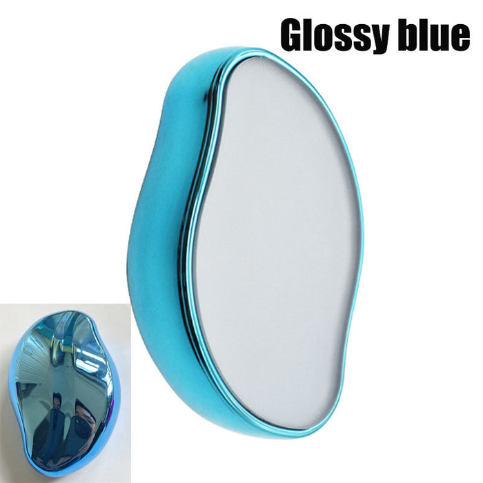 Hot Crystal Physical Hair Removal Eraser Glass Hair Remover, Painless, Easy Cleaning, Reusable, Body Care Depilation Tool, Uncharged, Without Battery, Without Laser, for Body Care