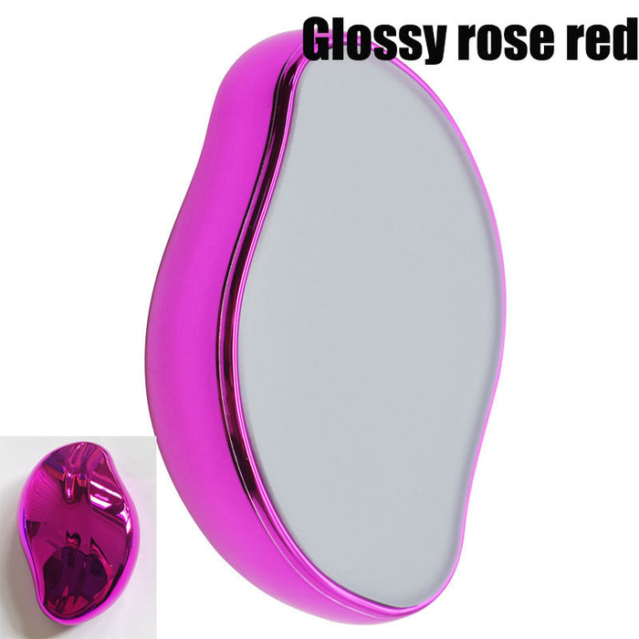 Hot Crystal Physical Hair Removal Eraser Glass Hair Remover, Painless, Easy Cleaning, Reusable, Body Care Depilation Tool, Uncharged, Without Battery, Without Laser, for Body Care