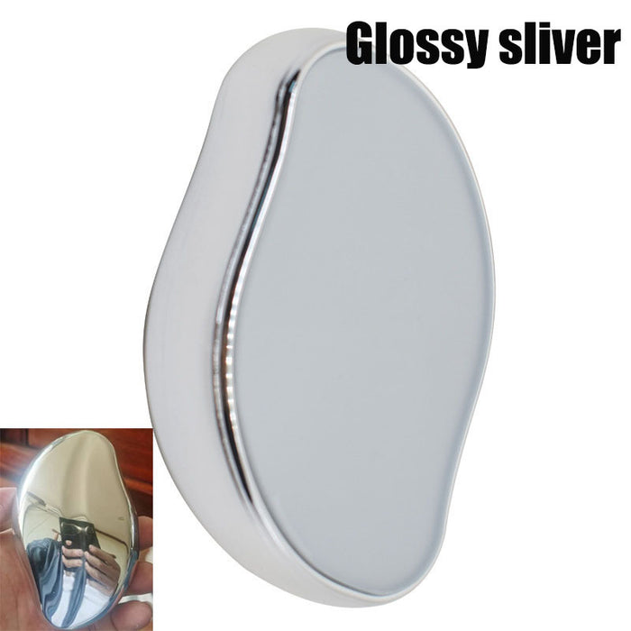 Hot Crystal Physical Hair Removal Eraser Glass Hair Remover, Painless, Easy Cleaning, Reusable, Body Care Depilation Tool, Uncharged, Without Battery, Without Laser, for Body Care