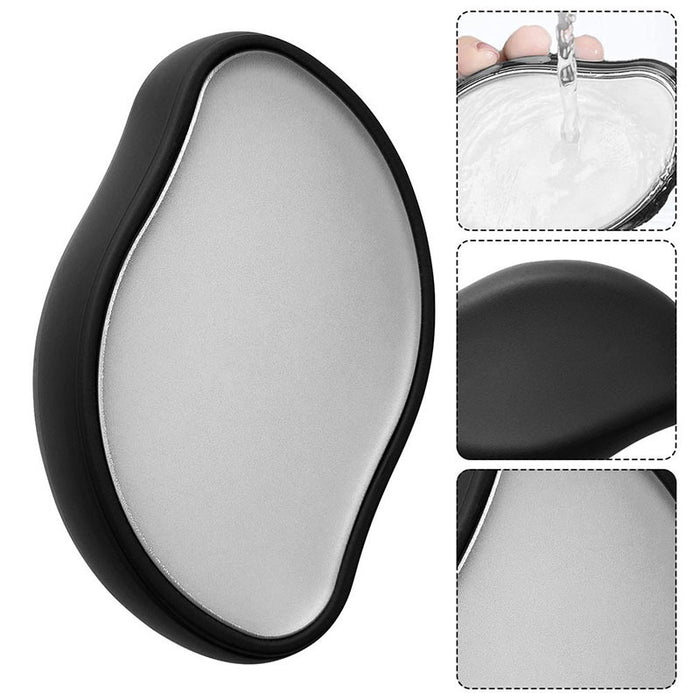 Hot Crystal Physical Hair Removal Eraser Glass Hair Remover, Painless, Easy Cleaning, Reusable, Body Care Depilation Tool, Uncharged, Without Battery, Without Laser, for Body Care