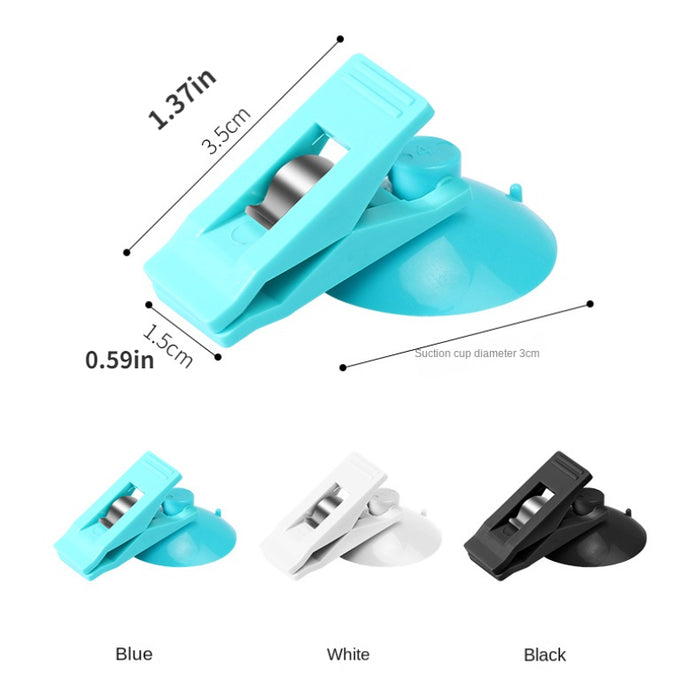 1 pair Universal Car Window Suction Cup Mount for Sunshades, Towels, Tickets, and More