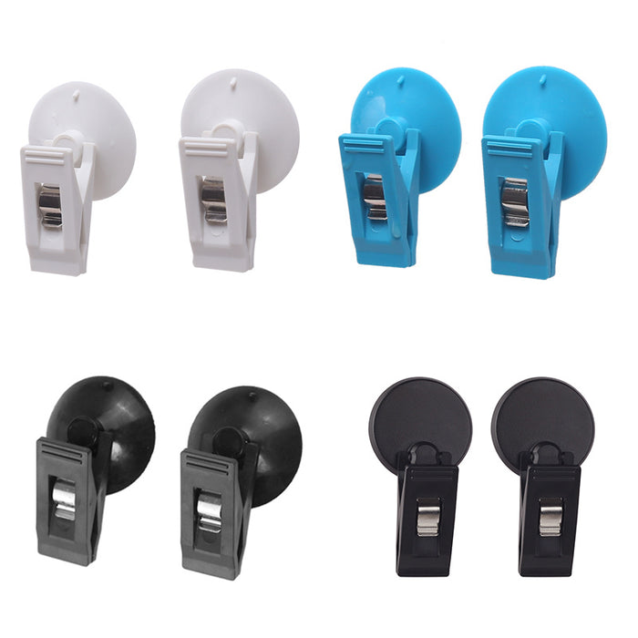 1 pair Universal Car Window Suction Cup Mount for Sunshades, Towels, Tickets, and More