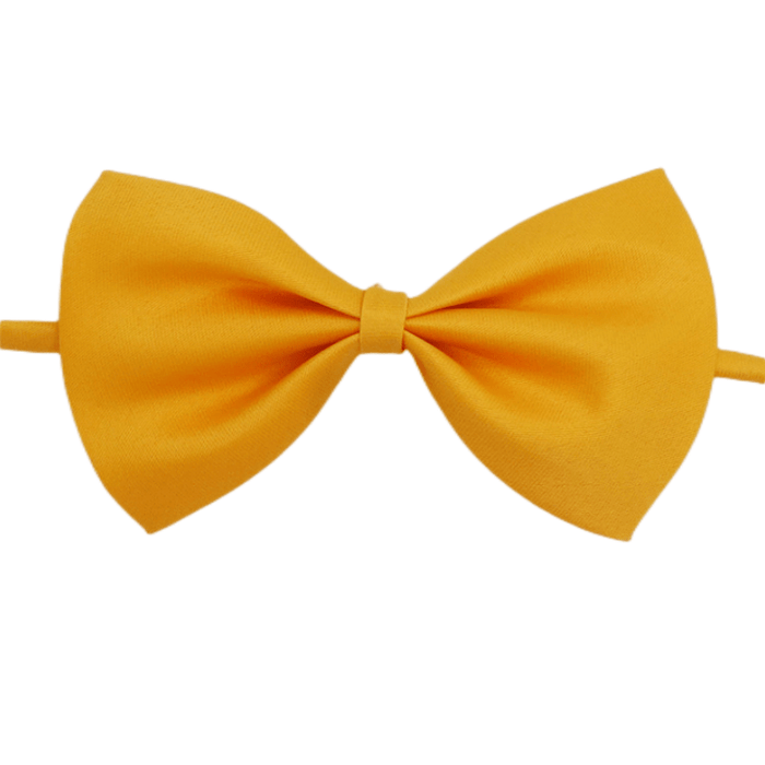 Chic Adjustable Pet Bow Tie Collar - Durable Polyester, Fits Small to Large Dogs & Cats