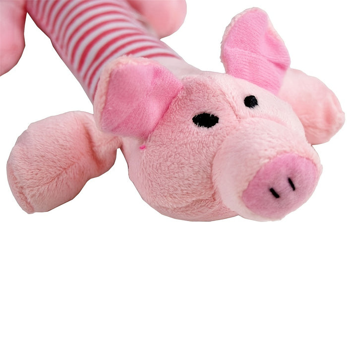 Durable Squeaky Pig Elephant Dog Chew Toys for Aggressive Chewers