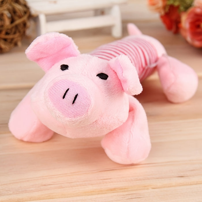 Durable Squeaky Pig Elephant Dog Chew Toys for Aggressive Chewers