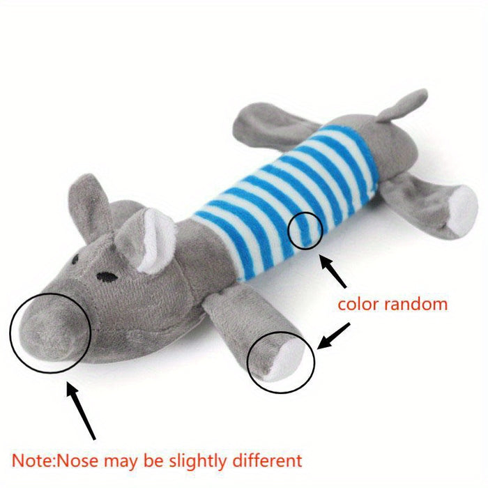 Durable Squeaky Pig Elephant Dog Chew Toys for Aggressive Chewers