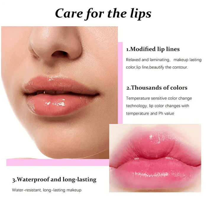 Magic Color-Changing Aloe Vera Lipstick - Hydrating, Moisturizing, and Repairing Lip Balm with Plant Squalane and Replenishing Water - Long-Lasting, Non-Sticky, and Cruelty-Free