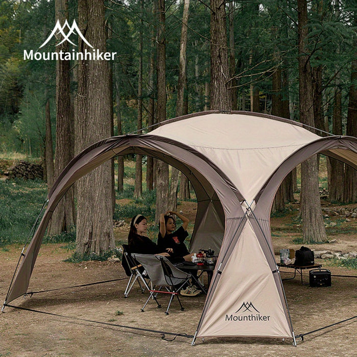8-10 Person Outdoor Camping Dome Tents, Round Large Canopy, Portable Awning Pergola Canopy Tent