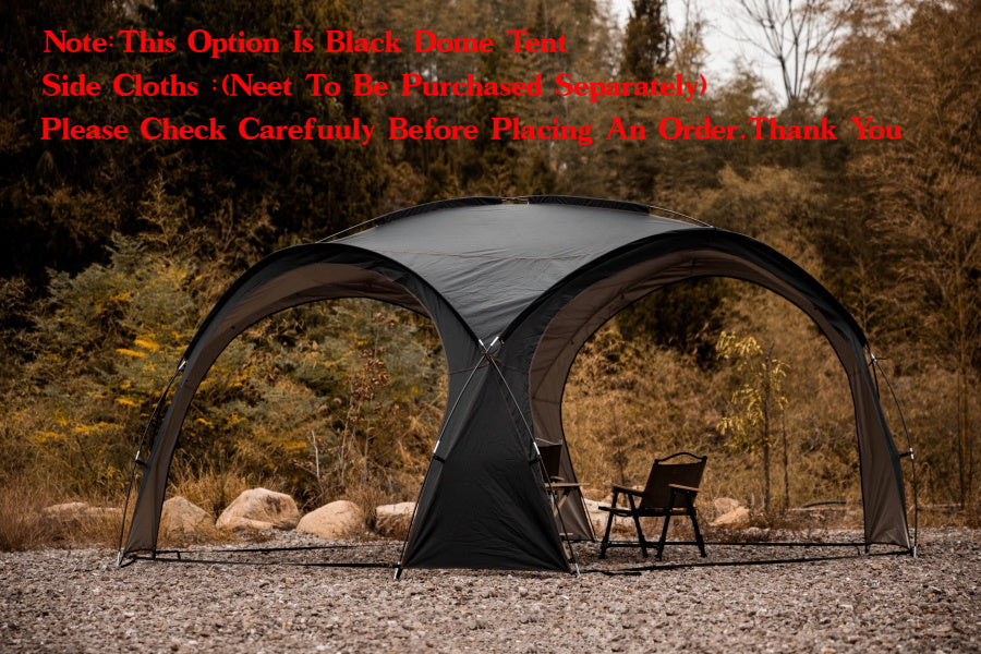 8-10 Person Outdoor Camping Dome Tents, Round Large Canopy, Portable Awning Pergola Canopy Tent