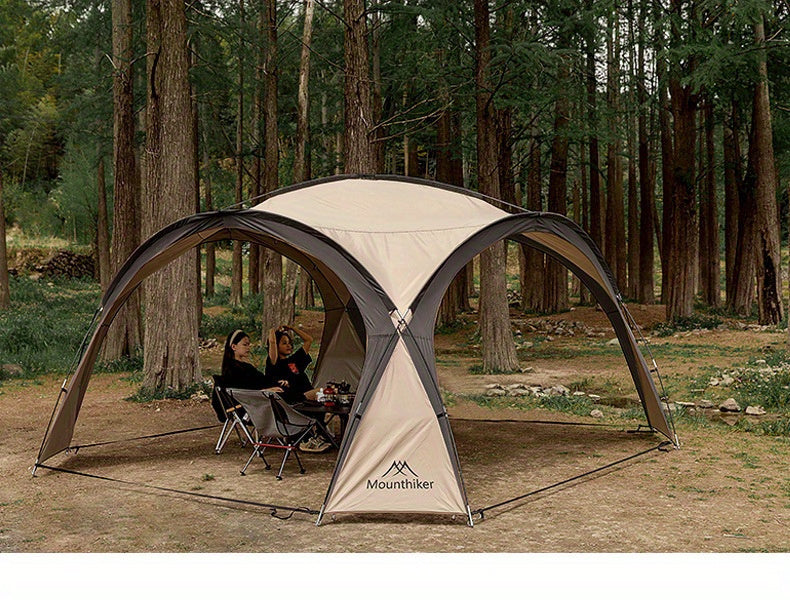 8-10 Person Outdoor Camping Dome Tents, Round Large Canopy, Portable Awning Pergola Canopy Tent