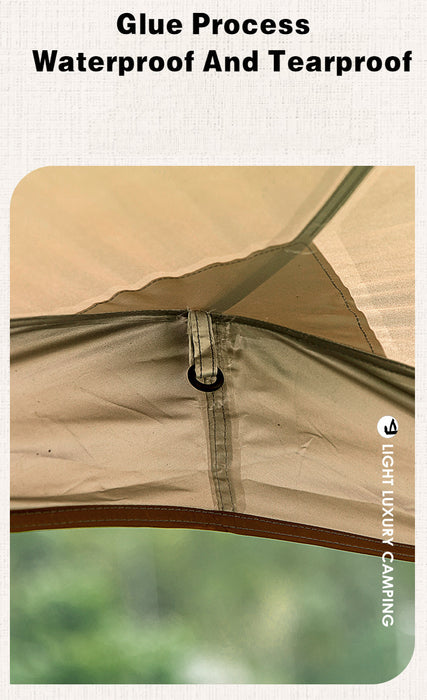 8-10 Person Outdoor Camping Dome Tents, Round Large Canopy, Portable Awning Pergola Canopy Tent