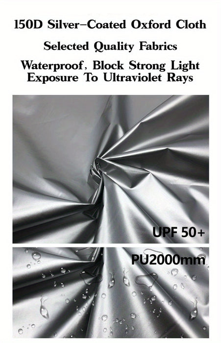 8-10 Person Outdoor Camping Dome Tents, Round Large Canopy, Portable Awning Pergola Canopy Tent