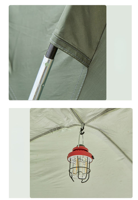 8-10 Person Outdoor Camping Dome Tents, Round Large Canopy, Portable Awning Pergola Canopy Tent