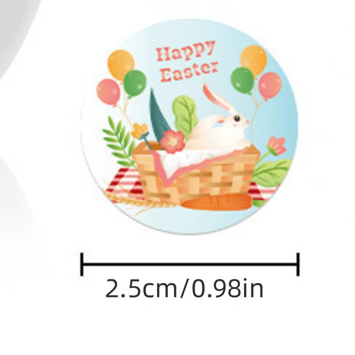 500pcs of Rabbit-Themed Stickers Suitable for Backpacks, Luggage, Envelopes, Gift Packages, Baking Containers, New Year'S Celebrations, Christmas, Easter, Birthday Events, Parties, And Farm-Themed Gifts.