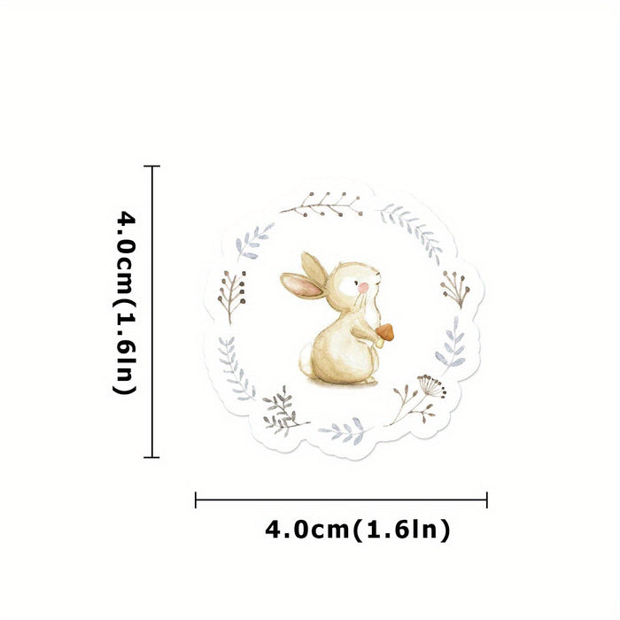 46pcs Cute Rabbit Stickers For Laptops, Water Bottles, Computers & Phones Easter gift