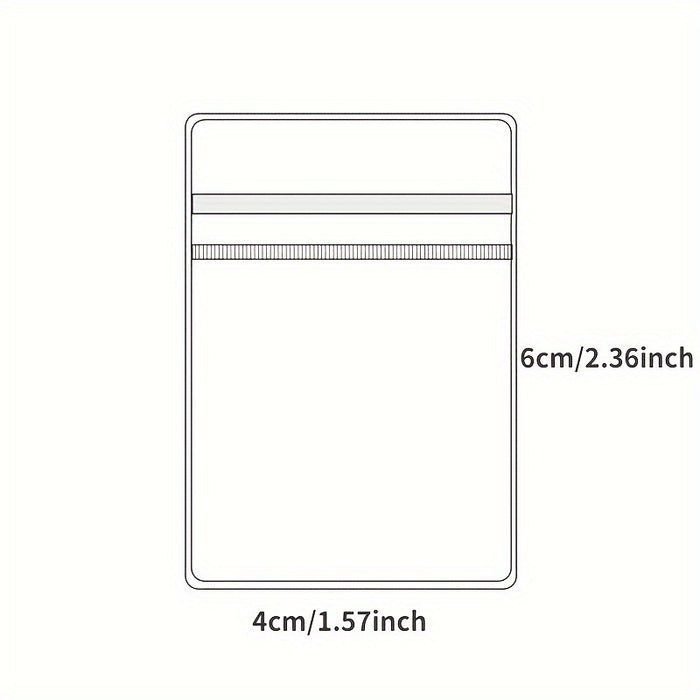 20pcs Mini Clear Jewelry Pouches - Portable Storage Bags for Rings, Earrings & Necklaces