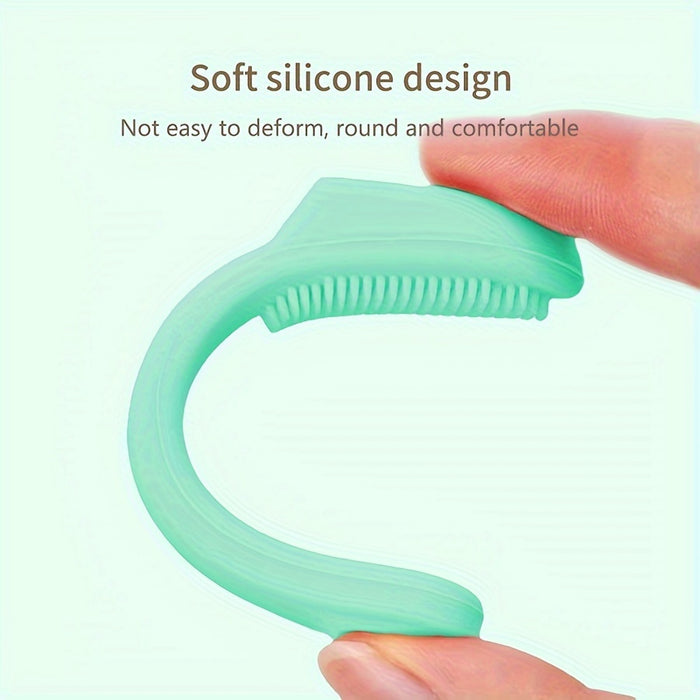 1/3pcs Soft Silicone Nose Brush Cleanses Face Removing Blackheads Cleaning Brush Nose Wing Cleaning Exfoliating Face Wash Brush Care Tool