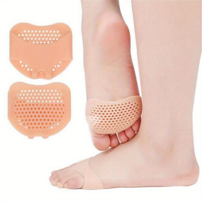 1 Pair, Silicone Foot Silicone Pad, Forefoot Silicone Pad, Insole, Honeycomb Mesh Foot Pad