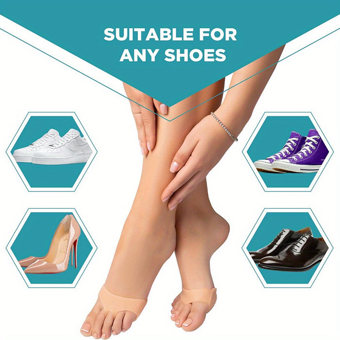 1 Pair, Silicone Foot Silicone Pad, Forefoot Silicone Pad, Insole, Honeycomb Mesh Foot Pad