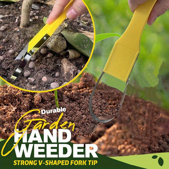 Easy-Grip Handheld Weeder Tool - Quick Root Removal for Gardens, Lawns & Flower Beds - Compact Design for Efficient Weeding, Hand Weeder, Garden, Grass Puller, Removal Cutter