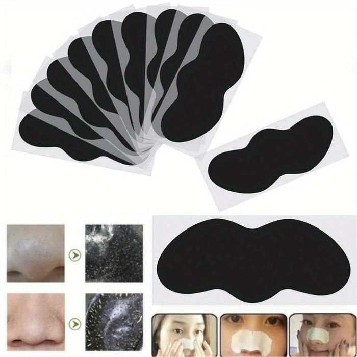 10pcs Deep Cleansing Nose Paste Mask Activated Charcoal Cleansing Nasal Spot Dot