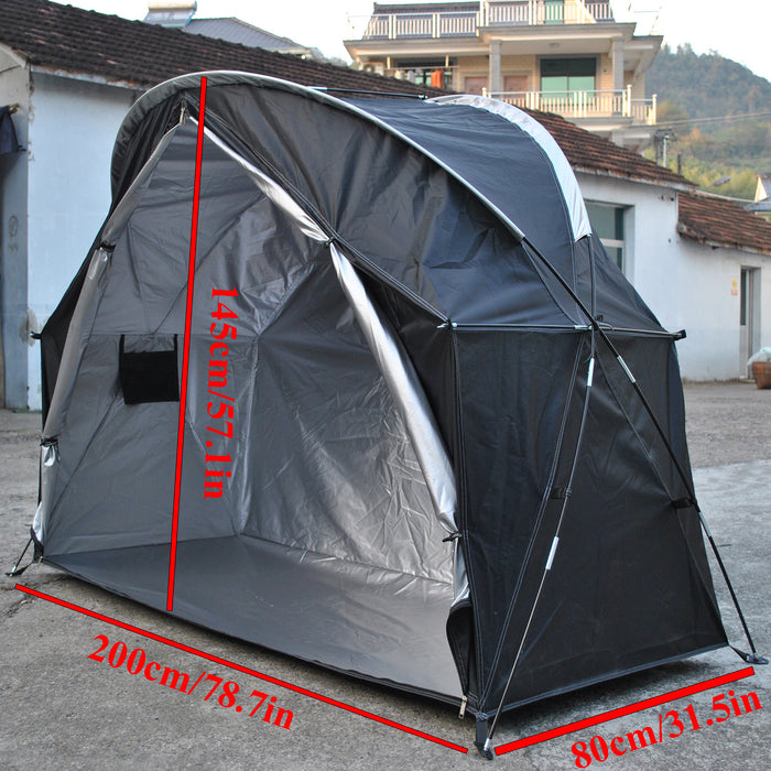 Waterproof Camping Tent, Bicycle Storage Tent, Single Person Marching Bed Tent - Compatible With Cot (Cot Not Included) - For Outdoor Enthusiasts & Hikers - Ideal for Camping, Hiking & Storage - Great Gift for Adventurers