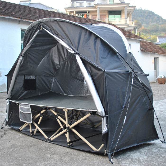 Waterproof Camping Tent, Bicycle Storage Tent, Single Person Marching Bed Tent - Compatible With Cot (Cot Not Included) - For Outdoor Enthusiasts & Hikers - Ideal for Camping, Hiking & Storage - Great Gift for Adventurers