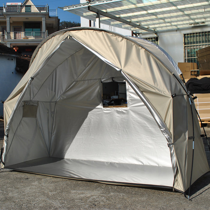 Waterproof Camping Tent, Bicycle Storage Tent, Single Person Marching Bed Tent - Compatible With Cot (Cot Not Included) - For Outdoor Enthusiasts & Hikers - Ideal for Camping, Hiking & Storage - Great Gift for Adventurers