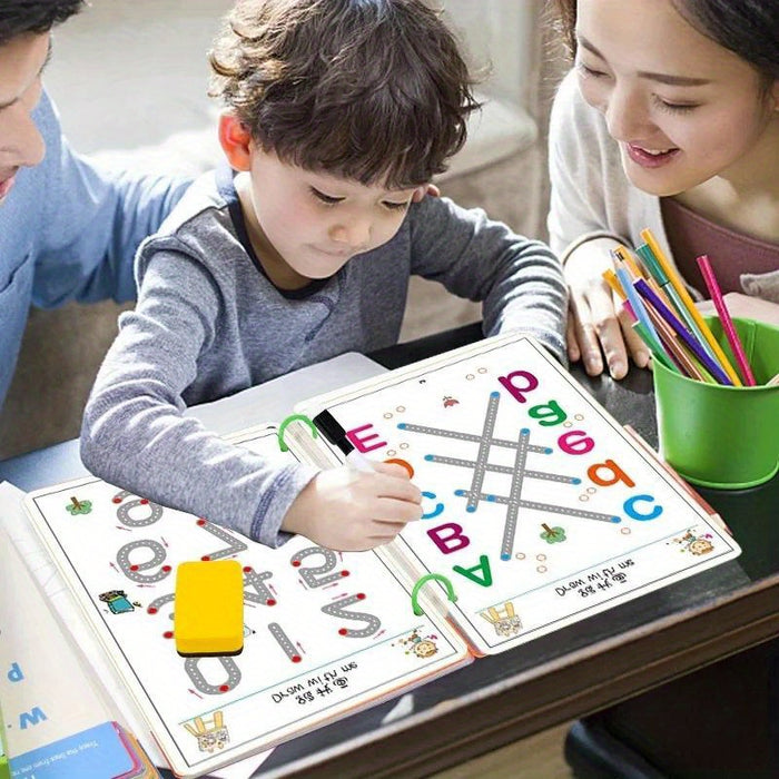 1pc Youngsters Drawing Toy Pen Control Training Color Shape Math Match Game Youngsters Learning Activities Educational Toy