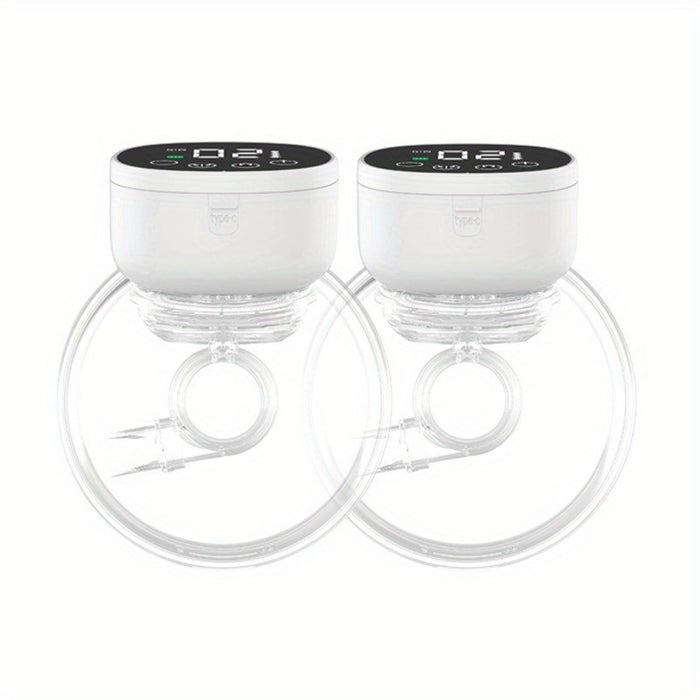 180ml CHANG KUN Electric Wearable Breast Pump - Low-Noise, Painless, 3 Mode & 9 Levels - Hands Free, Built-in Rechargeable Lithium Battery, In-Bra Wearable