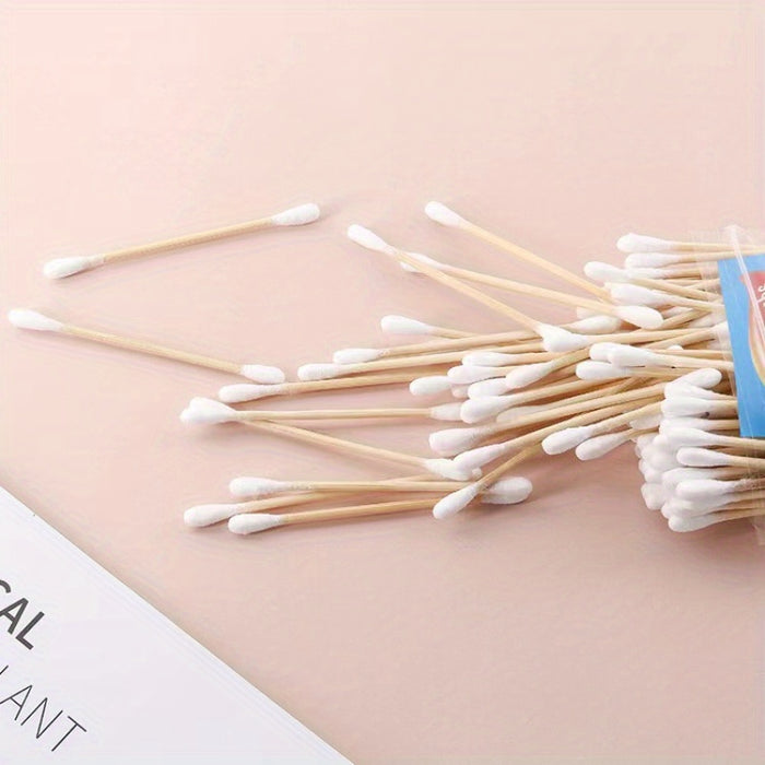 2000/200/100 Pcs Cotton Swabs, Used for Makeup Removal And Ear Cleaning, Personal Care And Household Items, Multi-Purpose Cotton Swabs.