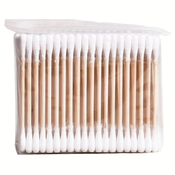 2000/200/100 Pcs Cotton Swabs, Used for Makeup Removal And Ear Cleaning, Personal Care And Household Items, Multi-Purpose Cotton Swabs.