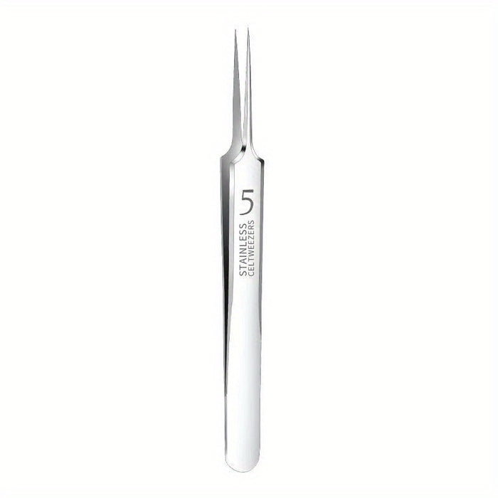 1pc Extra Fine No. 5 Cellular Acne Blackhead Tweezers - Facial Beauty Remove Acne Needle Tools for Skin Care