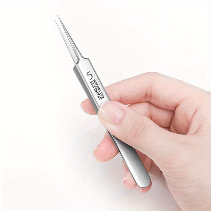 1pc Extra Fine No. 5 Cellular Acne Blackhead Tweezers - Facial Beauty Remove Acne Needle Tools for Skin Care