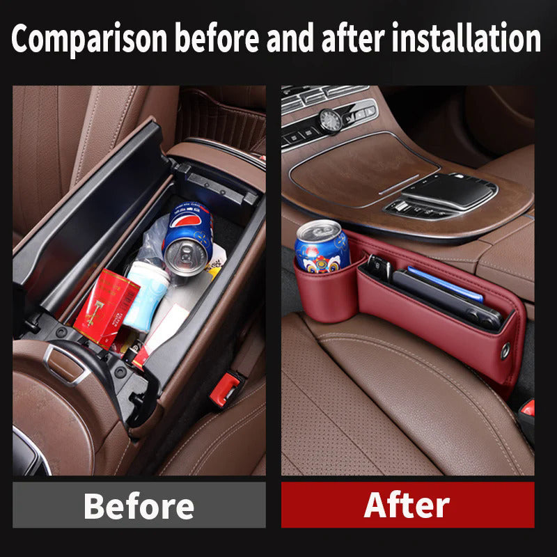 Car Seat Gap Organizer Storage Box Multifunction Pocket
