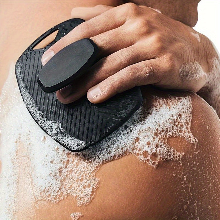 SoftTouch Gentleman's Exfoliator - Ergonomic Design with Non-Slip Grip, Gentle Soft Silicone Body Scrubber for Sensitive Skin, Easy to Clean and Rinse, Ideal for Shower or Bath, Perfect for Daily Gentle Skin Care Routine