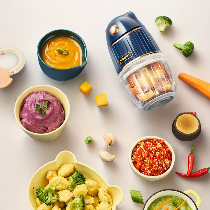 Baby Food Maker Baby Food Processor Set With 2 Glass Bowls (600ml+300ml) Baby Food Blender For Baby Puree